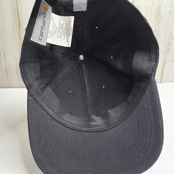 Carhartt Black Baseball Cap Hat Est 1889 Embroidered Unisex Adjustable - Picture 9 of 10